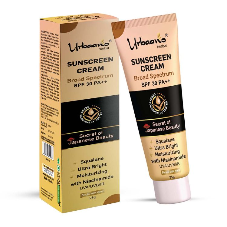 Vitamin E, Niacinamide Sunscreen, Broad Spectrum UVA & UVB Protection SPF 30PA++