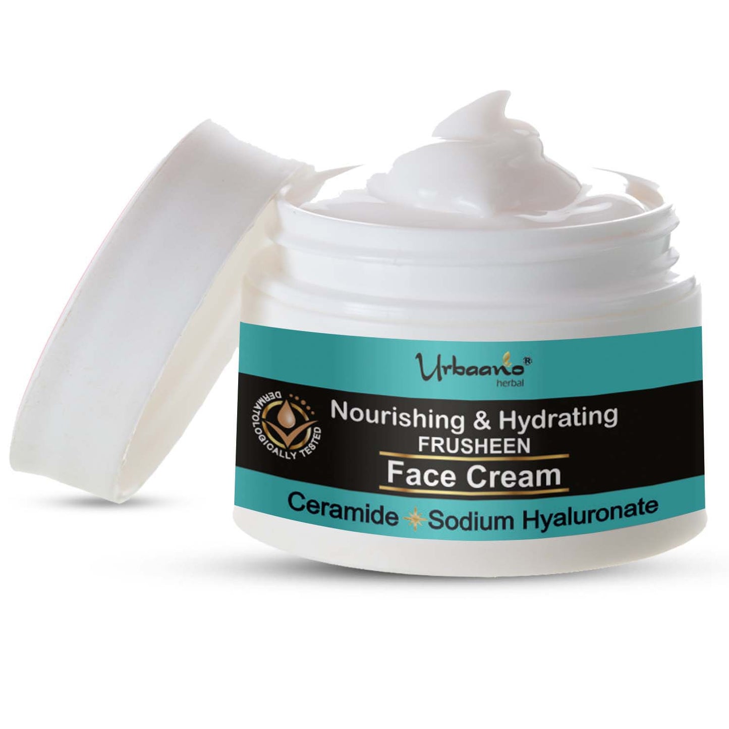 urbaano herbal frusheen nourishing & hydrating face cream with ceramide, & hyaluronic acid 