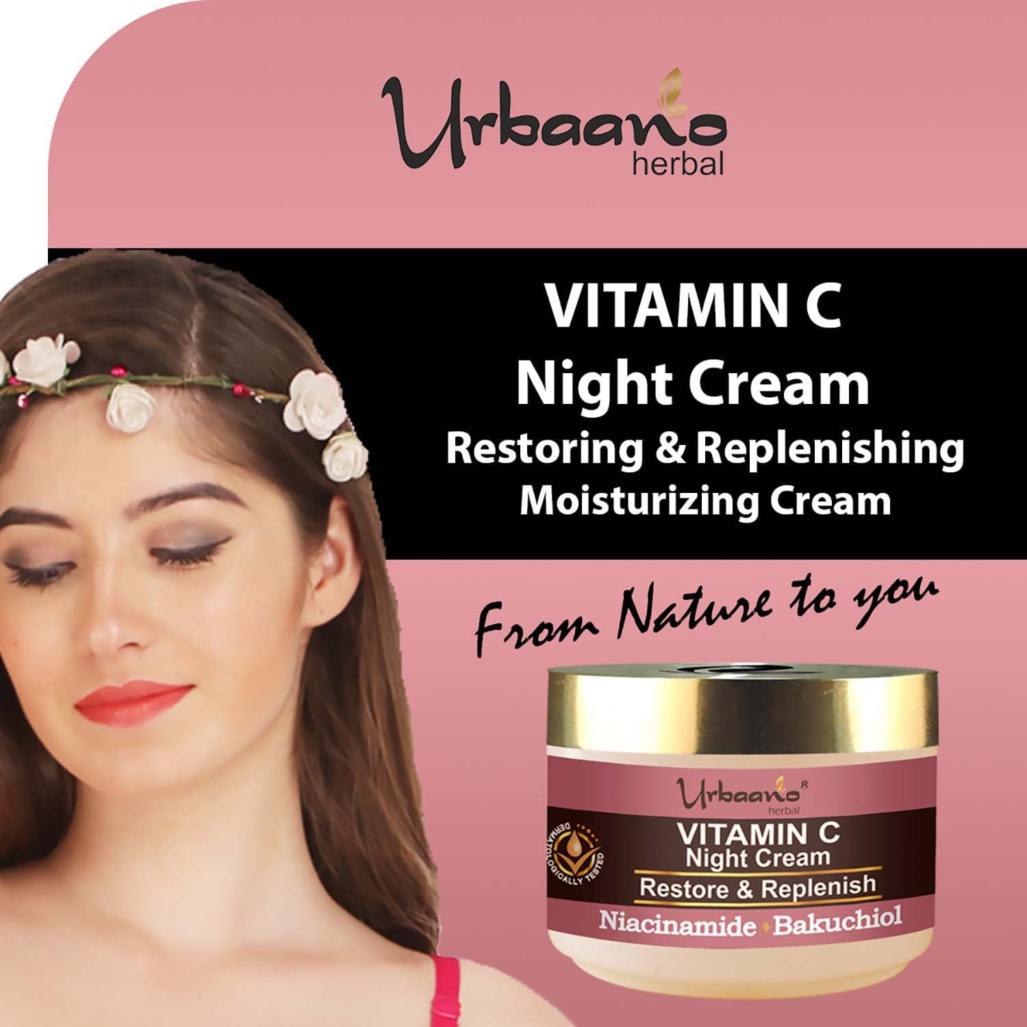 urbaano herbal night cream combo sulphate free pure & natural