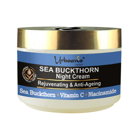 Sea Buckthorn Night Cream for Glow, Lighten, Youthful Firm Skin