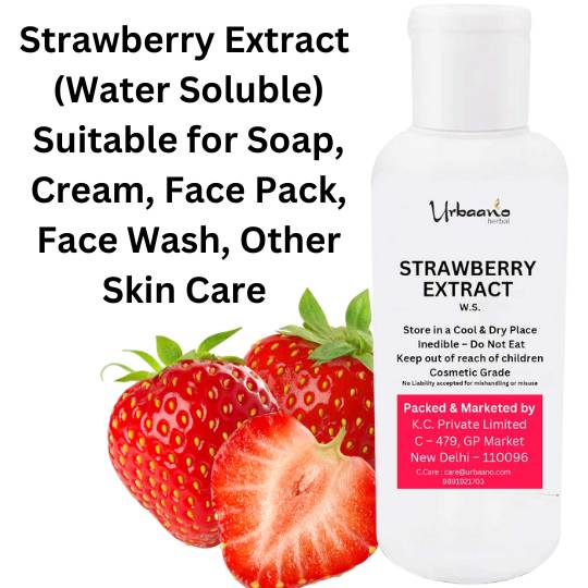 Premium DIY Beauty Hack with Strawberry Liquid Extract Natural Ingredient for Glowing Skin