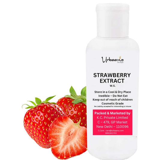 Premium DIY Beauty Hack with Strawberry Extract Natural Ingredient for Glowing Hydrated Skin - Serum, Cream, Lotion