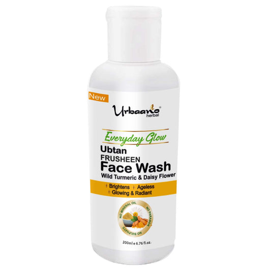 Frusheen Ubtan Everyday Glow & Radiant Face Wash Wild Turmeric, Daisy Flower